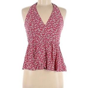 Women’s AE Viscose floral red halter tank top